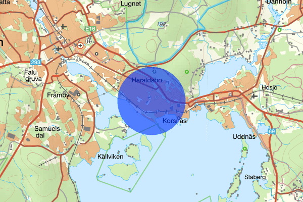 Hälsinggården 29 mars 13.40, Brand, Falun