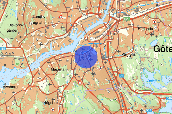 Vasastaden 29 mars 19.26, Rån, försök, Göteborg