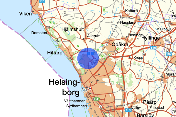 Mariastaden 29 mars 20.37, Trafikolycka, Helsingborg