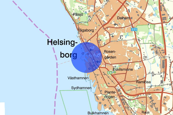Oceanhamnen 29 mars 23.00, Rån, Helsingborg