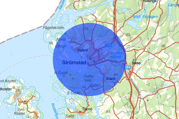 Strömstad 30 mars 09.15, Brand, Strömstad