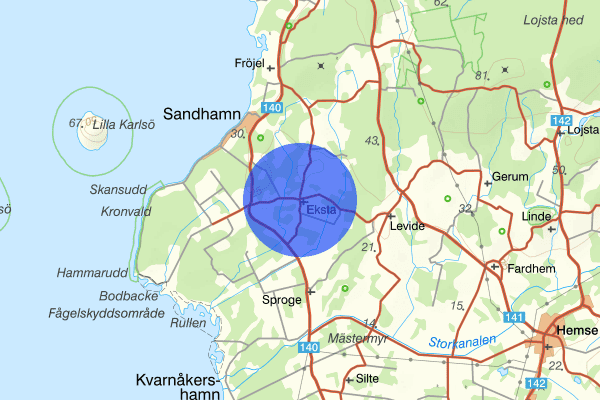 Eksta 30 mars 12.07, Trafikolycka, personskada, Gotlands län