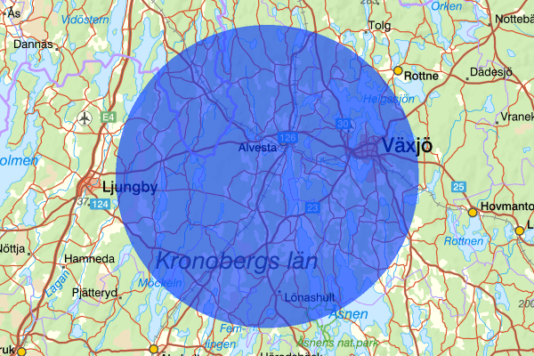 31 mars 00.45, Vapenlagen, Alvesta