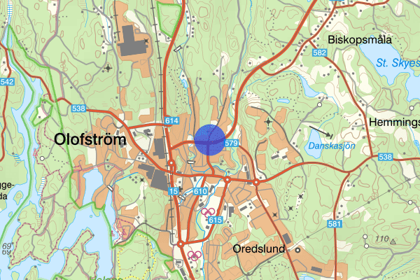 Rydvägen 31 mars 00.07, Rattfylleri, Olofström