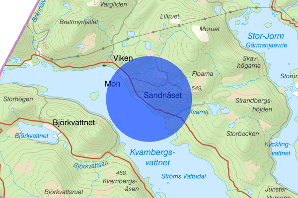 Sandnäset 31 mars 07.15, Sammanfattning natt, Jämtlands län