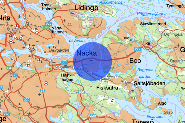 Ektorp 03 april 15.43, Trafikolycka, Nacka