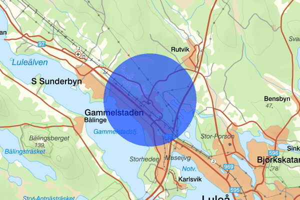 Gammelstad 04 april 17.18, Trafikolycka, Luleå