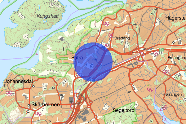 Sätra 05 april 02.01, Farligt föremål, misstänkt, Stockholms län
