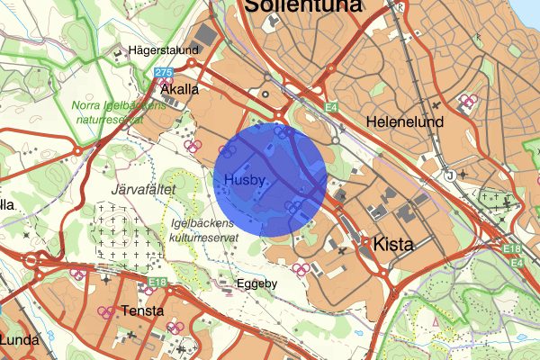 Husby 06 april 01.57, Brand, Stockholm