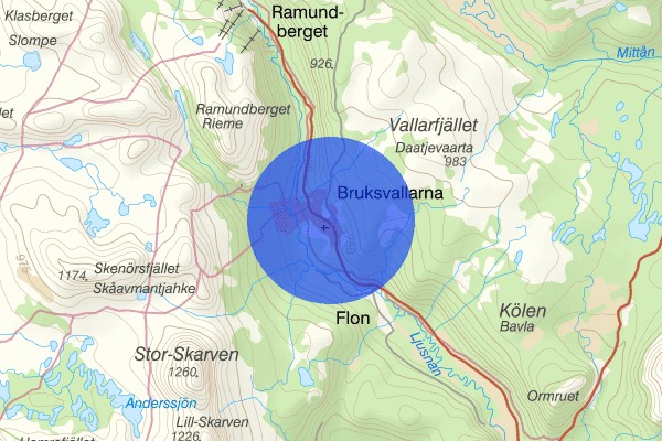 Bruksvallarna 08 april 10.30, Fjällräddning, Härjedalen