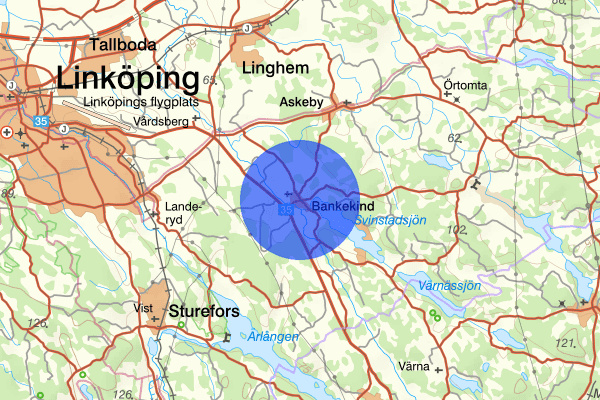 Bankekind 08 april 21.00, Brand, Linköping