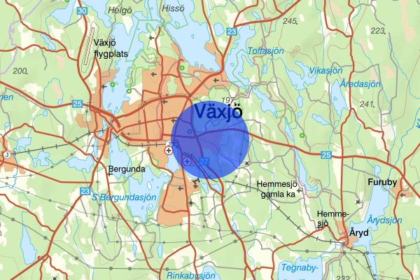 Högstorp 09 april 06.52, Trafikolycka, Växjö