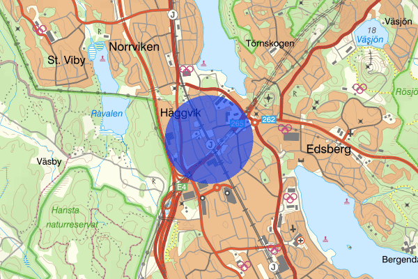 Häggvik 09 april 13.21, Farligt föremål, misstänkt, Sollentuna
