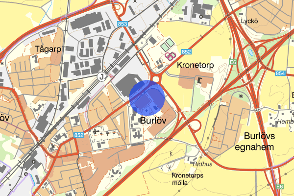 Kornvägen 10 april 01.36, Brand, Burlöv