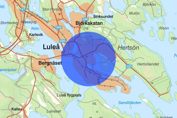 Örnäset 10 april 15.56, Skadegörelse, Luleå