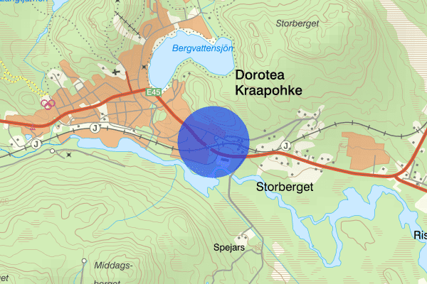 Storgatan 10 april 17.41, Trafikkontroll, Dorotea