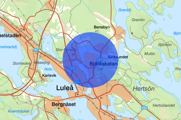 Björkskatan 11 april 18.47, Fylleri/LOB, Luleå