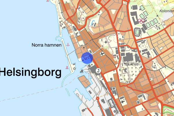 Hamntorget 13 april 15.17, Brand, Helsingborg