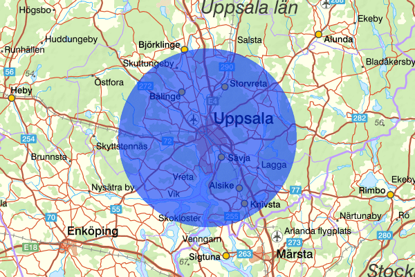 Uppsala 14 april 22.46, Våld/hot mot tjänsteman, Uppsala
