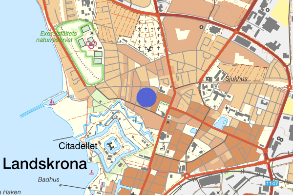 Fröjdenborgsgatan 16 april 20.44, Rån, försök, Landskrona