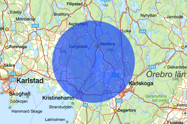 18 april 12.38, Trafikolycka, Storfors