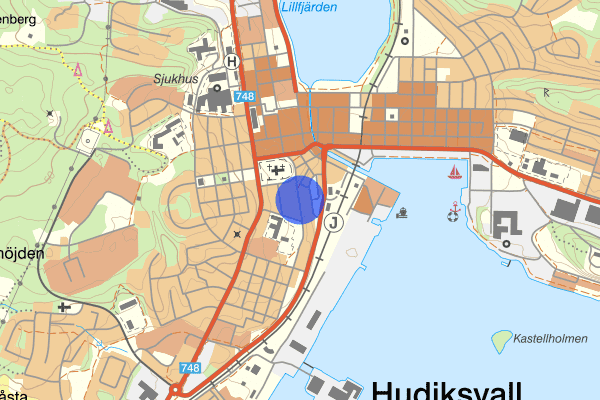 Håstagatan 19 april 20.56, Stöld, Hudiksvall