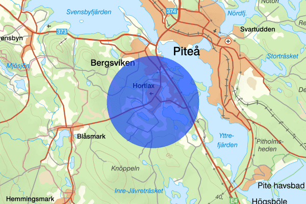 Hortlax 20 april 10.48, Brand, Piteå