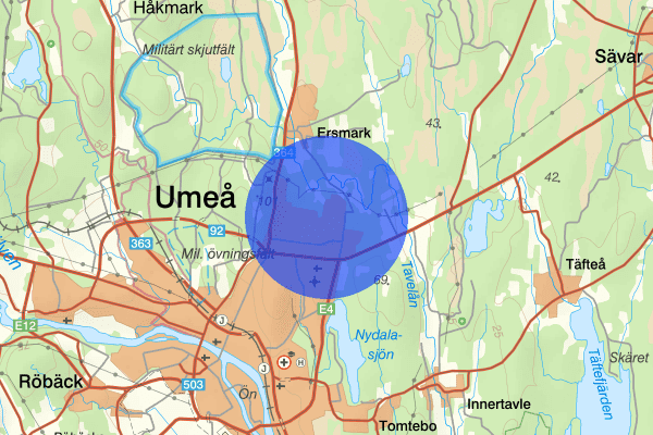 Ersboda 23 april 17.34, Fylleri/LOB, Umeå