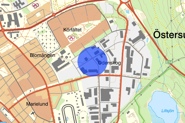 Odenskogsvägen 23 april 17.29, Stöld, Östersund