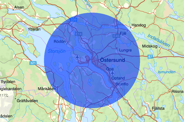 Östersund 24 april 13.21, Arbetsplatsolycka, Östersund