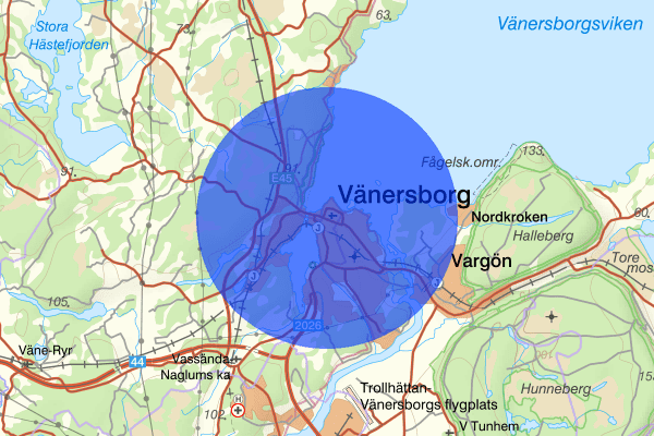 Vänersborg 25 april 16.53, Trafikolycka, personskada, Vänersborg