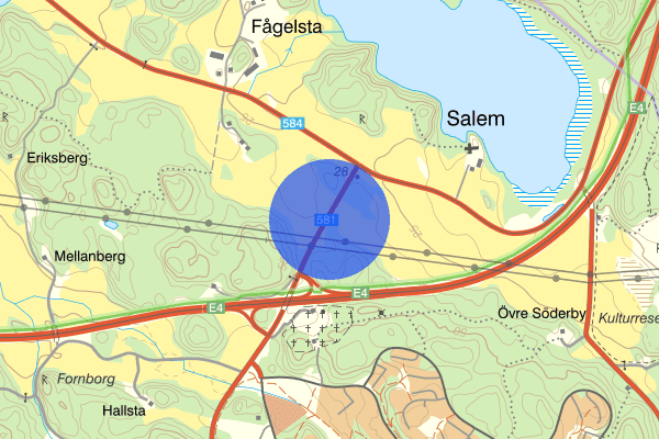 Salemsvägen 29 april 18.15, Trafikhinder, Salem