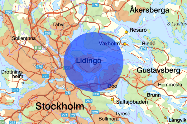 30 april 20.46, Brand, Lidingö