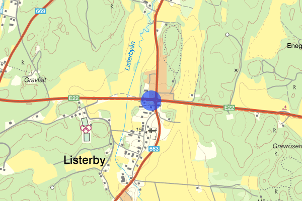 Listerby E22 02 maj 15.11, Trafikolycka, Ronneby