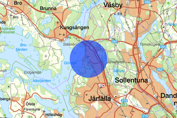 Kallhäll 02 maj 19.44, Trafikbrott, Järfälla