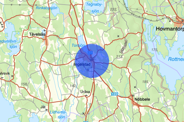 Ingelstad 04 maj 15.40, Trafikolycka, Växjö