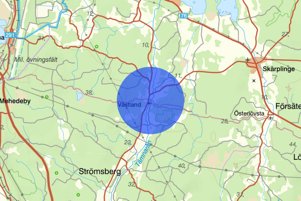 Västland 06 maj 12.57, Arbetsplatsolycka, Tierp