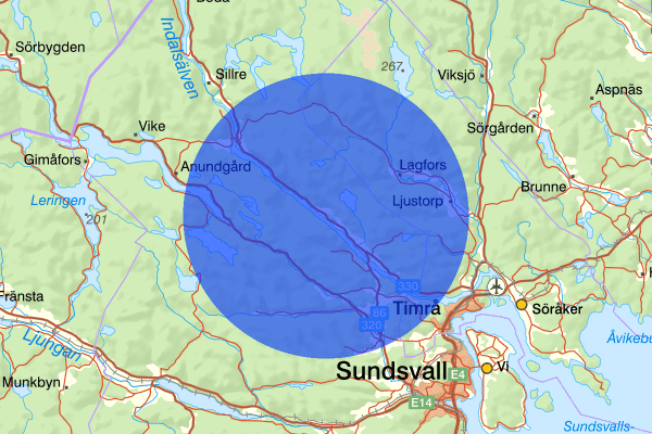 Indals distrikt 06 maj 18.52, Skadegörelse, Sundsvall
