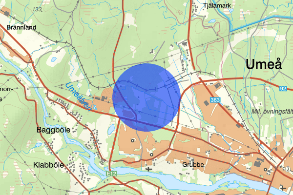 Klockarbäcken 07 maj 09.12, Rattfylleri, Umeå
