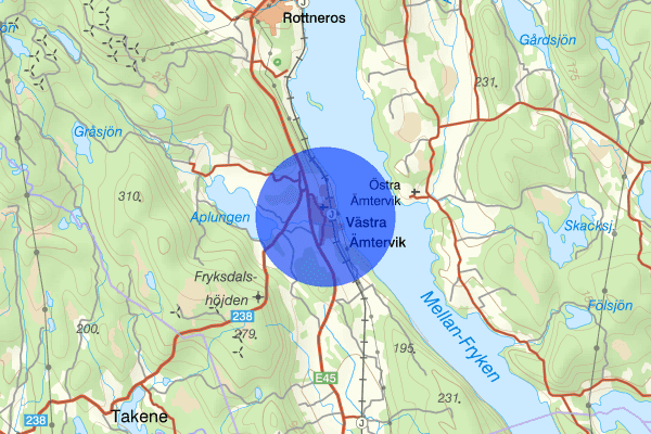 Västra Ämtervik 08 maj 11.41, Trafikolycka, Sunne