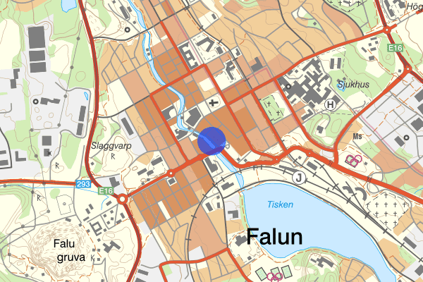 Östra Hamngatan 09 maj 08.44, Trafikolycka, Falun