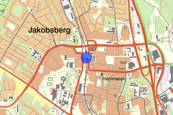 Jakobsberg 10 maj 17.20, Rån, Järfälla