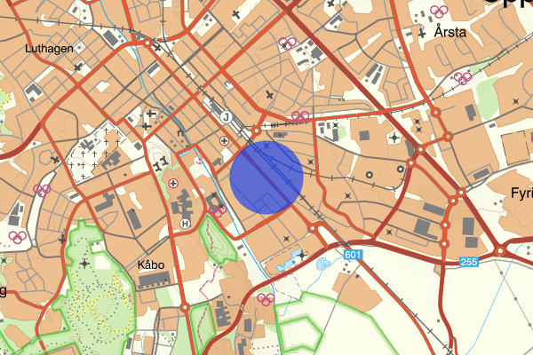 Kungsgatan 20 maj 00.13, Trafikbrott, Uppsala