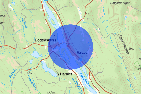Harads 19 maj 14.30, Trafikolycka, Boden