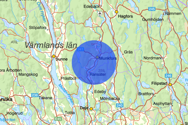 16 maj 20.39, Rattfylleri, Munkfors