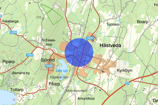 Hästveda 16 maj 10.32, Brand, Hässleholm