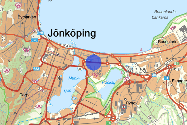 Odengatan 20 maj 15.52, Trafikolycka, Jönköping