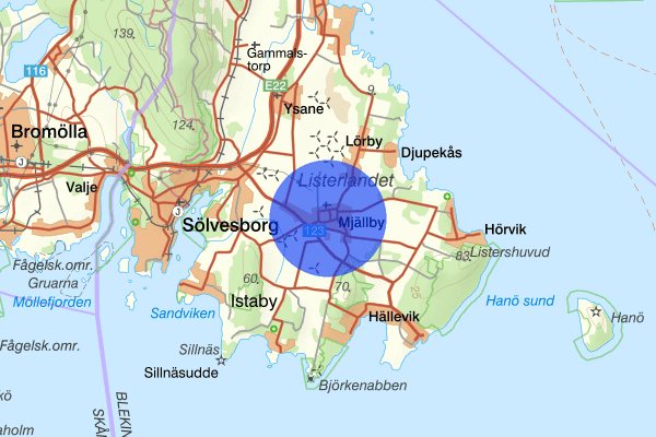 Mjällby 21 maj 17.08, Brand, Sölvesborg