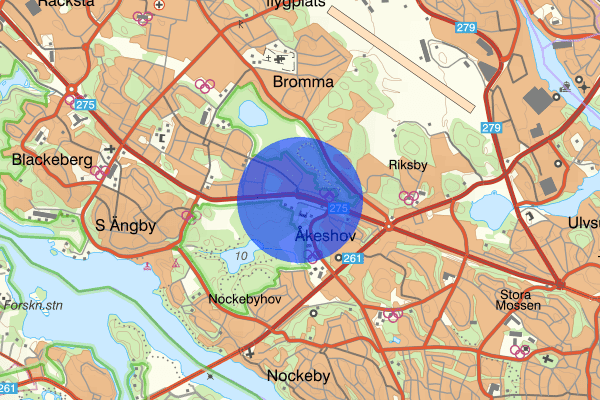 Åkeshov 23 maj 01.28, Skadegörelse, Stockholm