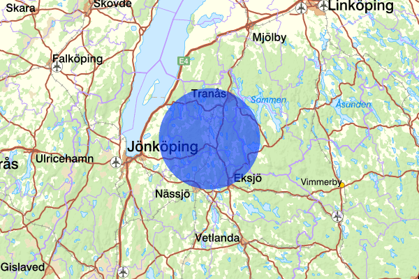 23 maj 16.28, Trafikolycka, vilt, Aneby
